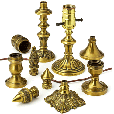 Brass-lamp-parts