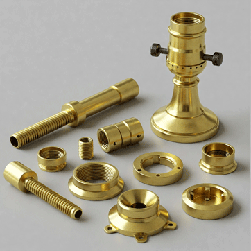 Brass-lamp-parts